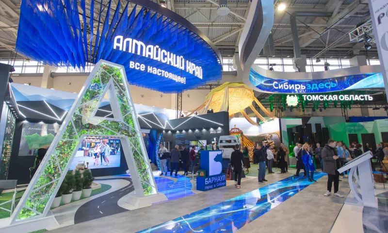 Стенд Алтайского края пользуется большой популярностью на выставке-форуме «Россия»