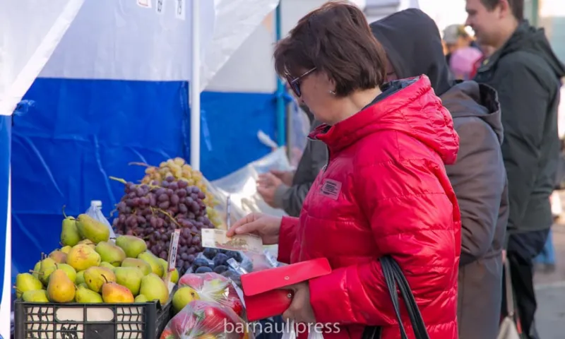 В Барнауле началась продуктовая ярмарка
