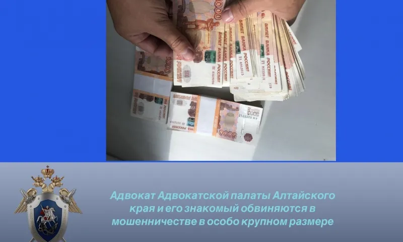 Алтайского адвоката и его знакомого предпринимателя подозревают в крупном мошенничестве