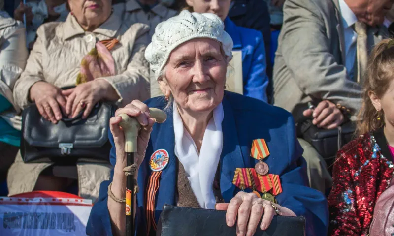 Фоторепортаж с парада Победы в Барнауле