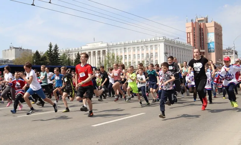 Около четырех тысяч человек стали участниками пробега «Кольцо Победы» в Барнауле