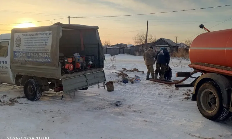 Морозы помогли ускорить работы на водопроводе в Михайловском