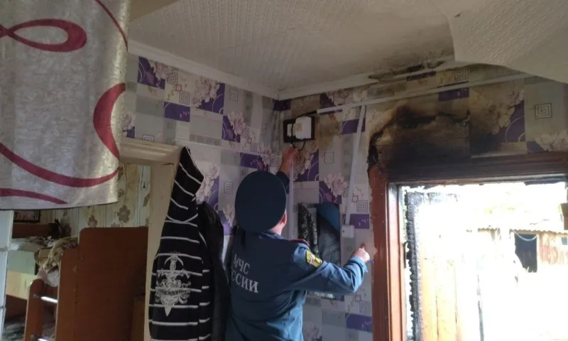 Пожарный извещатель позволил многодетной семье из Шипуновского района избежать большой трагедии