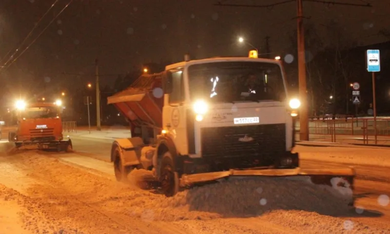 С улиц Барнаула вывезли более 4 тысяч кубометров снега