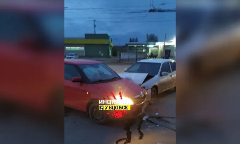 В Рубцовске в районе телевышки произошло ДТП