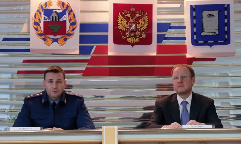 Губернатор Алтайского края и заместитель генпрокурора России обсудили перспективы развития ТОСЭР Заринск и Новоалтайск