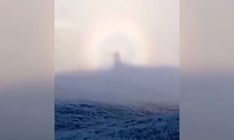 На Алтае увидели и засняли на видео «броккенского призрака»