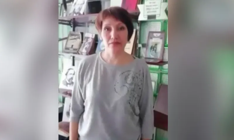 Заведующая филиалом Березовской сельской библиотеки Алтайского края высказалась в поддержку Российской армии на Украине