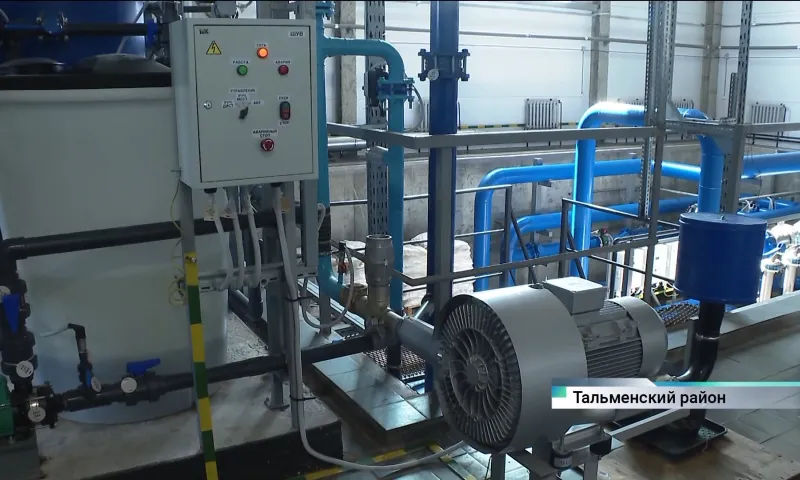 Новый комплекс водозаборных сооружений построили в райцентре Тальменского района