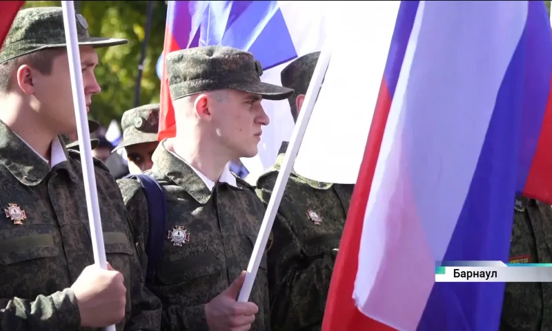 Митинг-концерт «Своих не бросаем!» прошел в Барнауле
