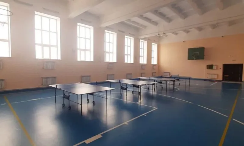 Новый спортзал после капитального ремонта появился в одной из школ Алтайского края