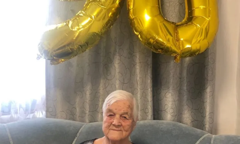 Жительница Заринска отметила 90-летний юбилей