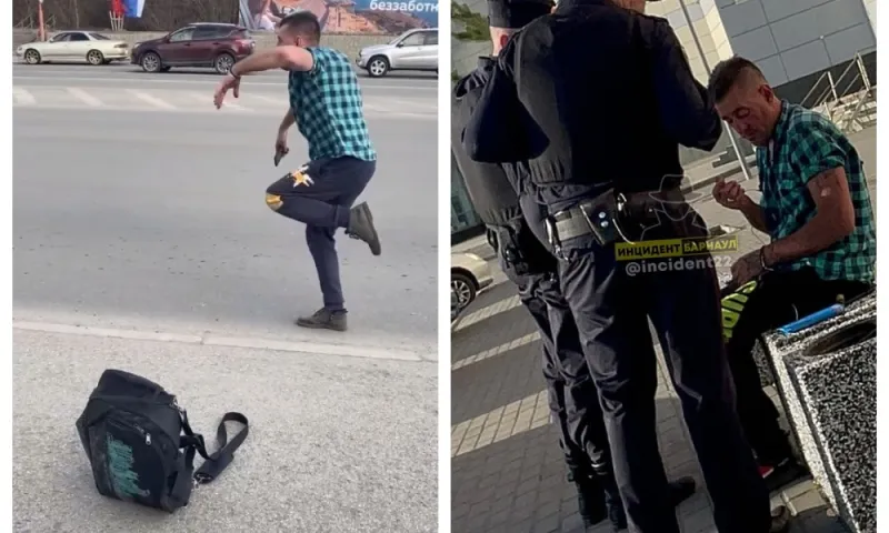 Беспечного «танцора диско» задержали сотрудники полиции в Барнауле 