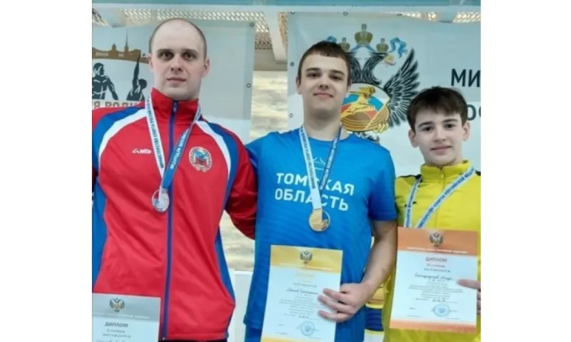 Алтайский пловец стал одним из лучших на чемпионате России и завоевал две серебряные медали