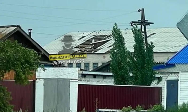 В селе Волчиха Алтайского края прошел ураган