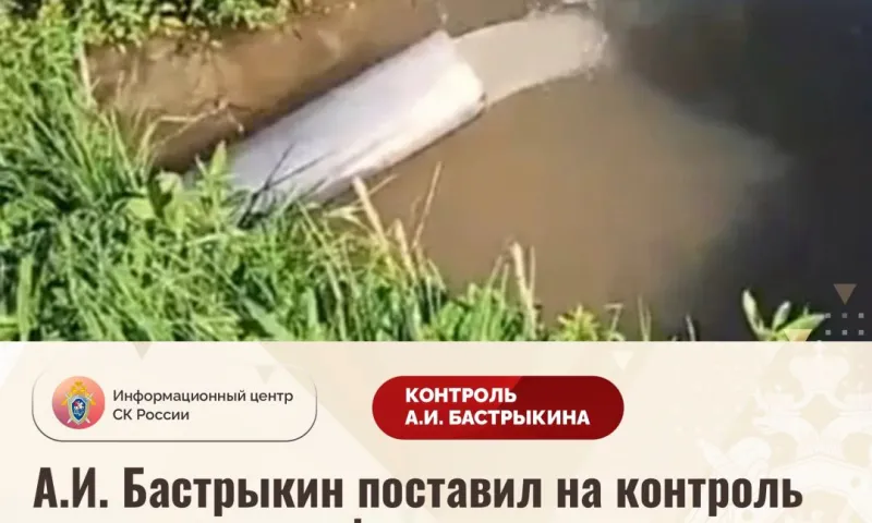 Неизвестные сливают отходы в реку в Камне-на-Оби. Глава СК России поставил на контроль проверку по данному факту