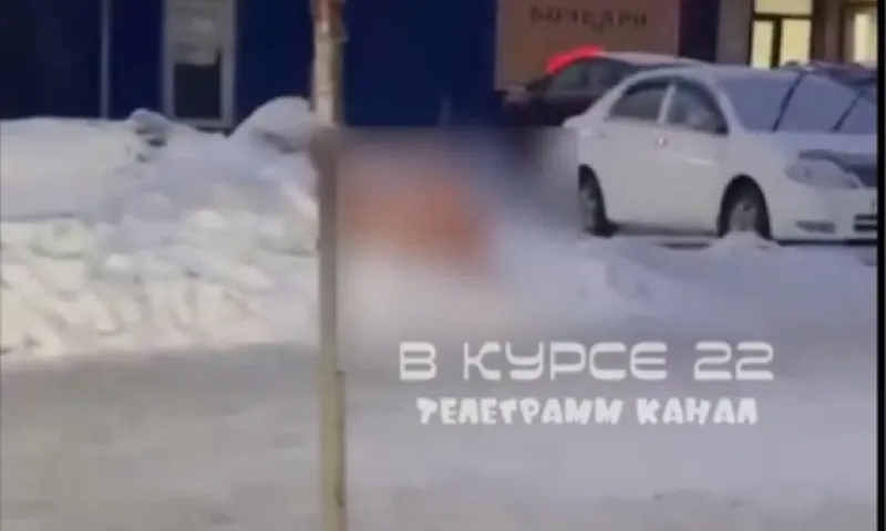 Если хочешь быть здоров – закаляйся: голая женщина купалась в сугробах в Барнауле