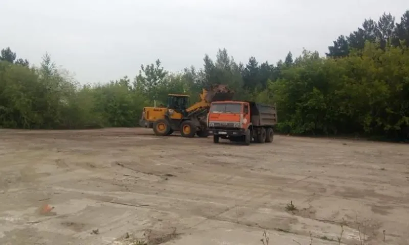 Свалку около лесного массива ликвидировали в Барнауле