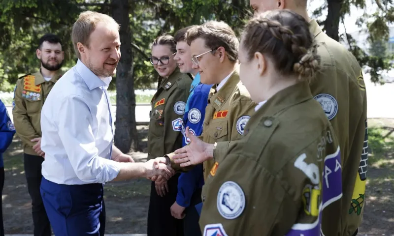 Губернатор Виктор Томенко открыл трудовой семестр студенческих отрядов Алтайского края