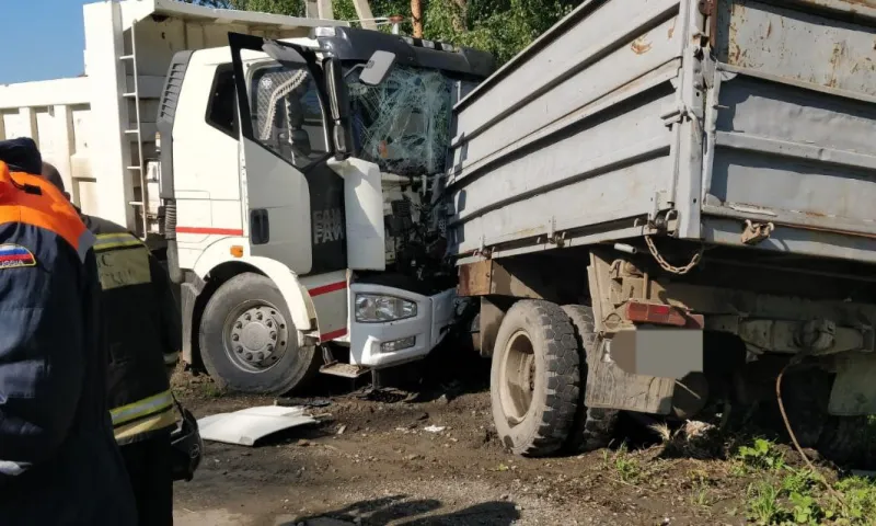 Смертельное ДТП грузовиков произошло на алтайской трассе
