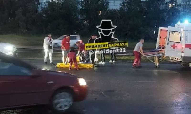 Пешехода сбили в Барнауле