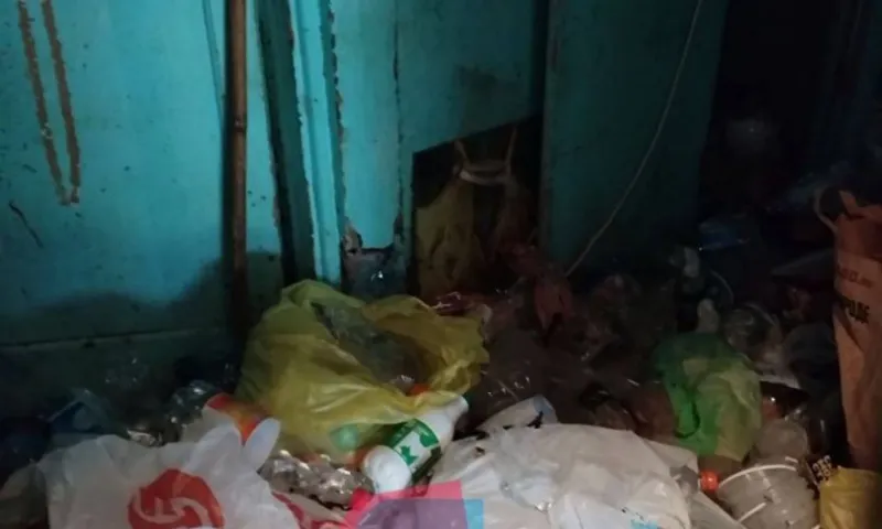 Барнаульцы пожаловались на горы мусора и насекомых в квартире соседки