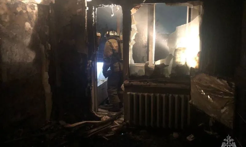 Тело мужчины обнаружили на месте пожара в Рубцовске