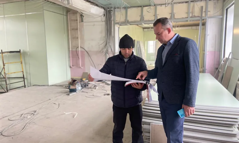 Обновленную поликлинику откроют в Бийске до конца года