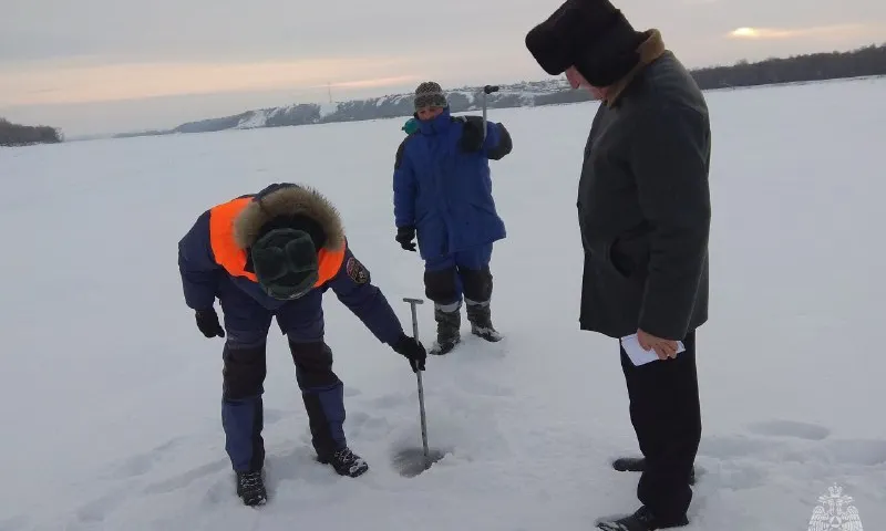 Третья ледовая переправа заработала в Алтайском крае