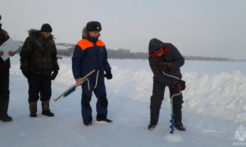 Четвертая ледовая переправа заработала в Алтайском крае
