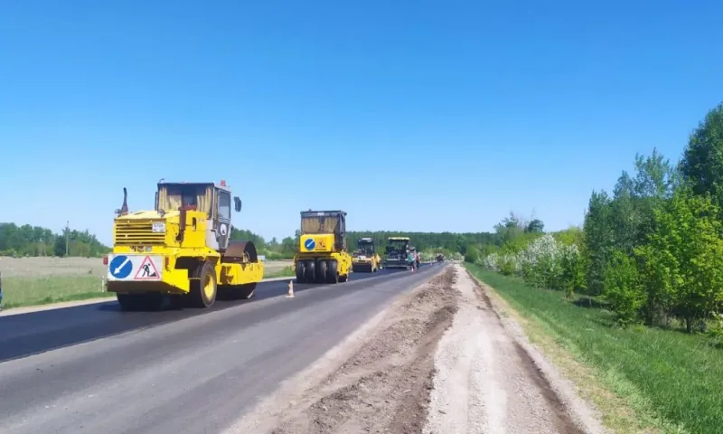 Ремонт трассы продолжается в Шипуновском районе