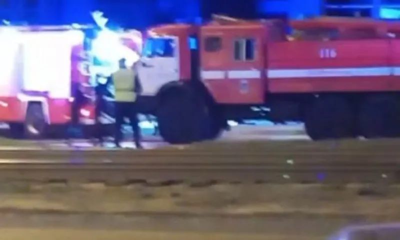 В Барнауле загорелся торговый центр «Норд-Вест»