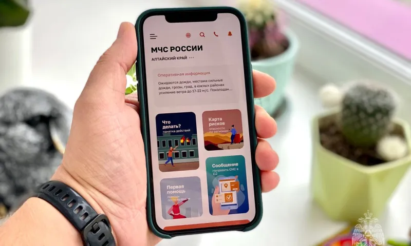 Жителям Алтайского края рассказали о мобильном приложении от МЧС России