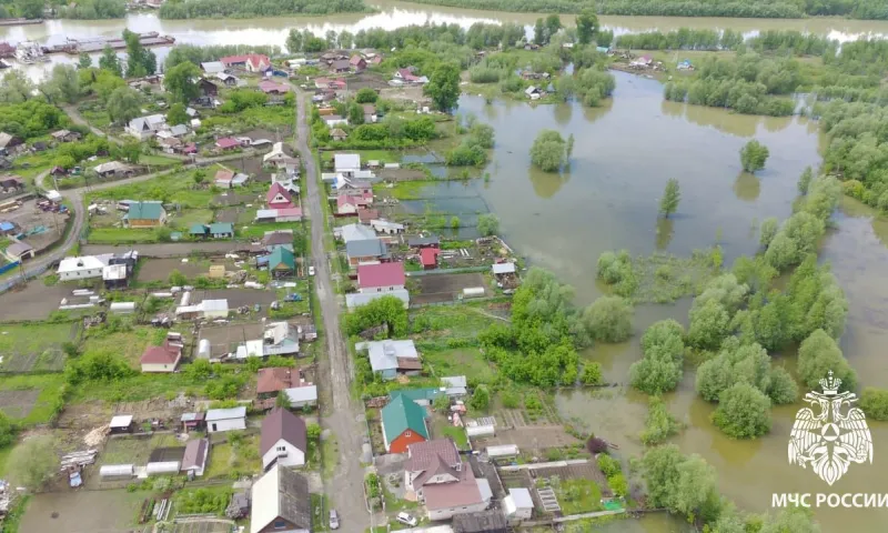 МЧС: уровень воды в Оби продолжает подниматься 