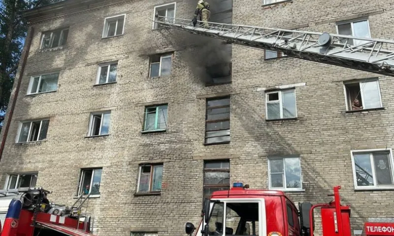 При пожаре в жилом доме Рубцовска пострадал ребёнок