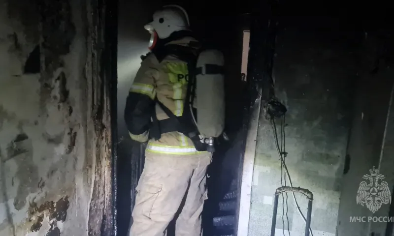 Пенсионер погиб при пожаре в Рубцовске 