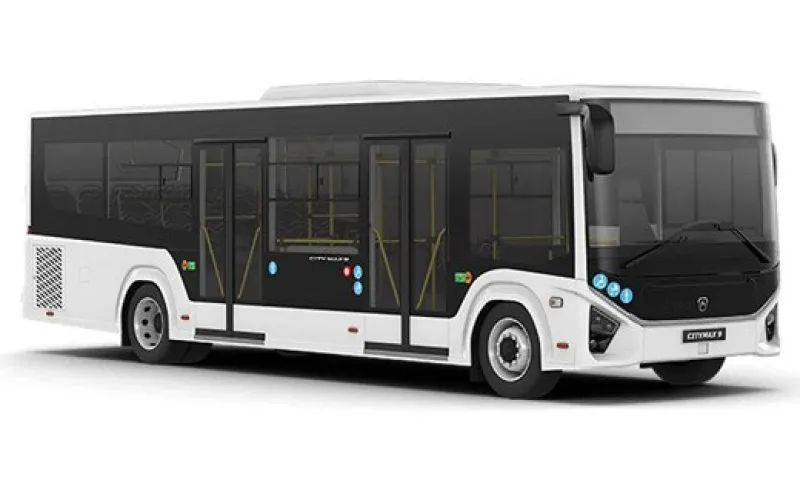Новый автобус с разъёмами для зарядки и кондиционером курсирует в Барнауле