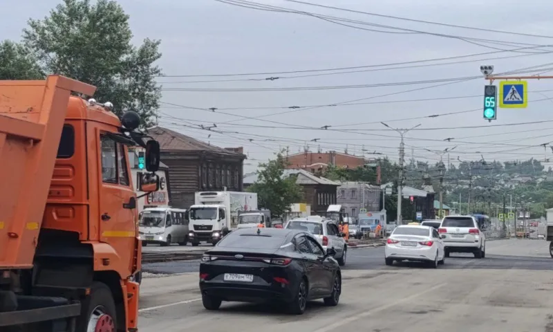 Ремонт трамвайных путей на проспекте Красноармейском завершили раньше срока