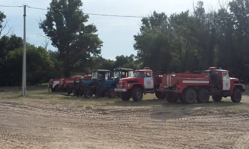 В Угловском районе Алтайского края локализовали пожар