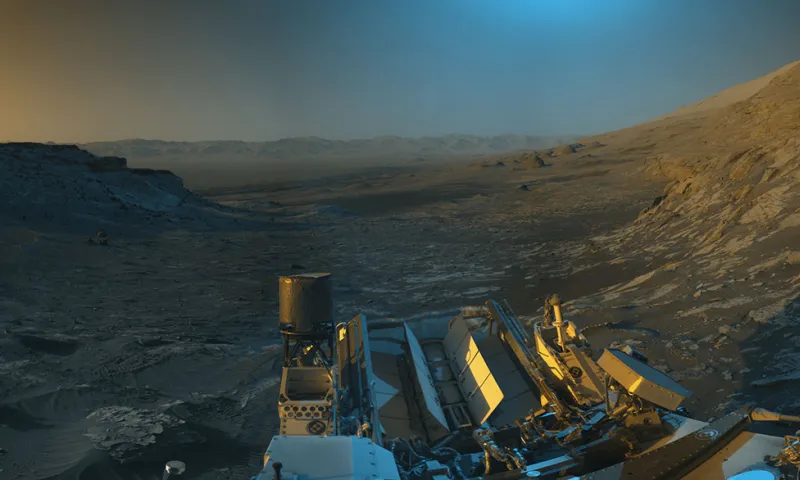 От NASA с любовью: ровер Curiosity прислал «открытку» с Марса