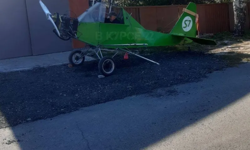 Уменьшенную копию самолета авиакомпании S7 создал барнаульский рукодельник 
