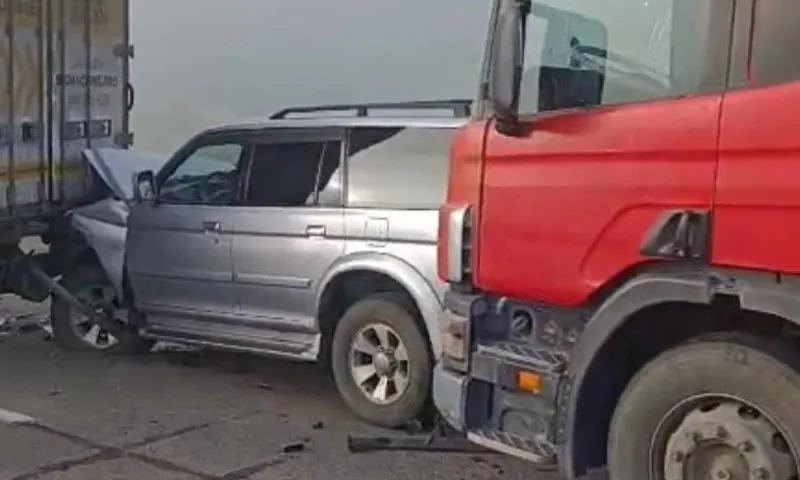 Четыре аварии произошли на трассе под Бийском из-за плохой видимости