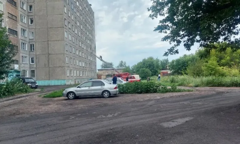 Возгорание жилого дома произошло в Рубцовске