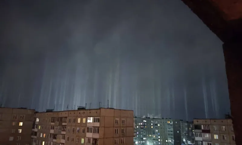 Редкое световое явление увидели сегодня ночью барнаульцы