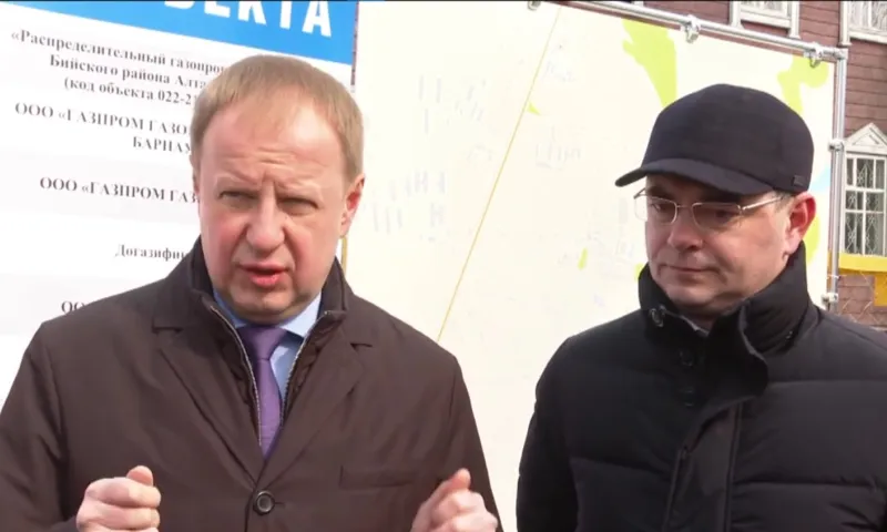В селе Сростки запустили работу 20-километрового газопровода