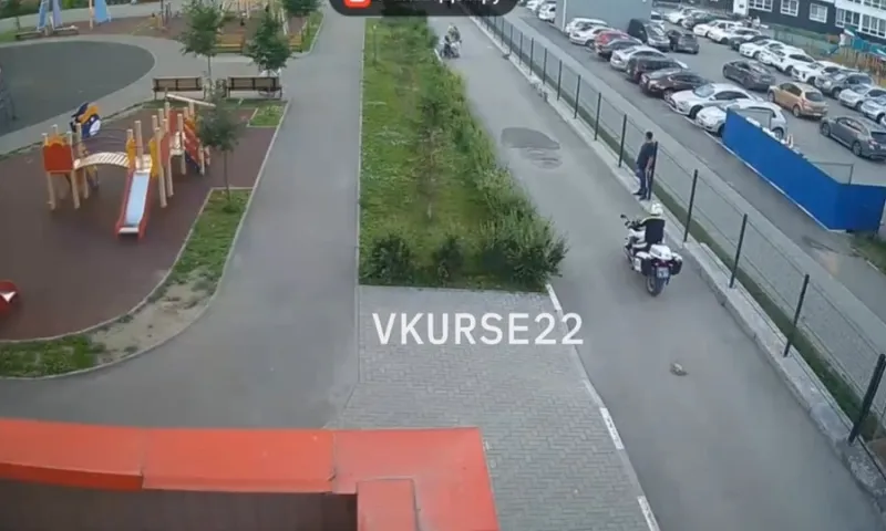 Малолетнего байкера задержали в Барнауле 