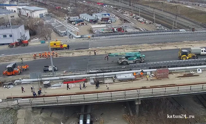 Барнаульский мост в районе Нового рынка откроют уже на следующей неделе