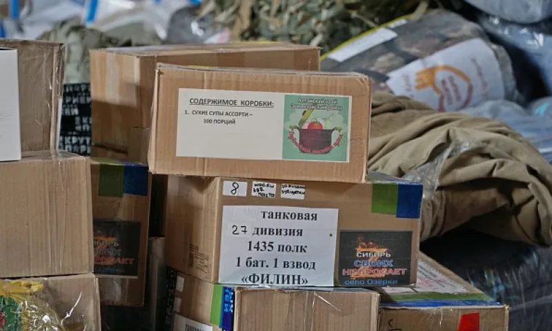 60 тонн гуманитарной помощи отправили в зону СВО из Барнаула 