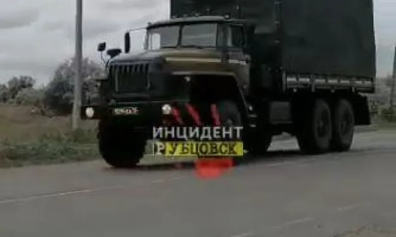 В Алтайском крае встретили вернувшихся с Украины солдат