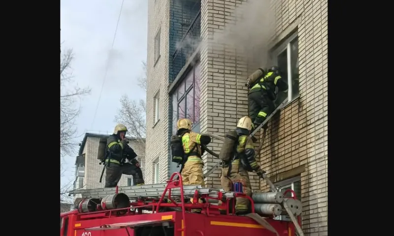 Холодильник стал причиной пожара в Барнауле